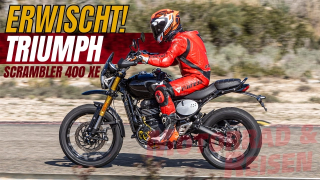 Mẫu xe tin đồn triumph scrambler 400 xe bất ngờ lộ diện khi đang thử nghiệm - 1