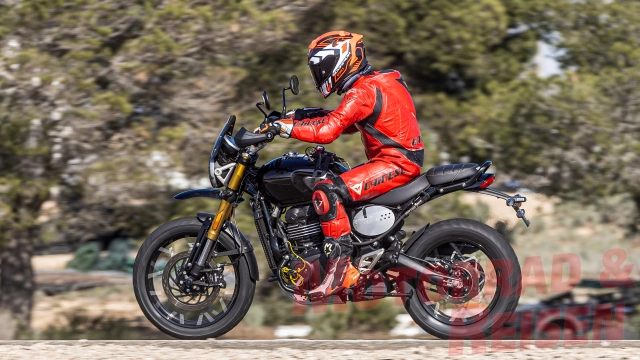 Mẫu xe tin đồn triumph scrambler 400 xe bất ngờ lộ diện khi đang thử nghiệm - 4