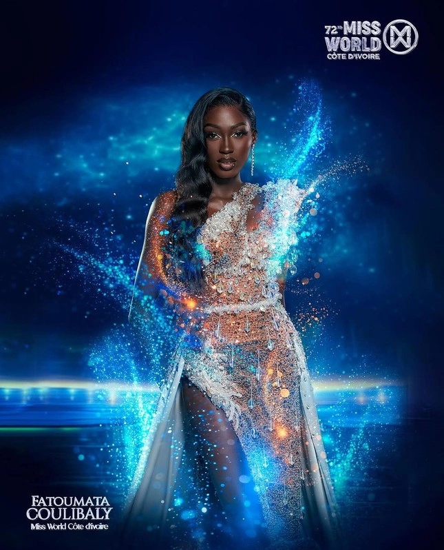 Miss world 2025 choáng ngợp trước nhan sắc ma mị của hoa hậu bờ biển ngà - 1