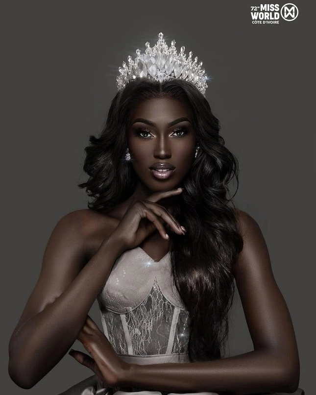 Miss world 2025 choáng ngợp trước nhan sắc ma mị của hoa hậu bờ biển ngà - 3