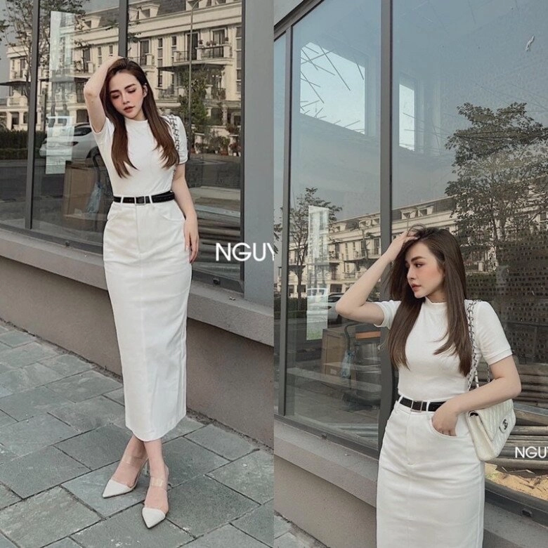 Quên quần jeans đi đây là công thức phối đồ quốc dân với áo phông trắng đi làm hay dạo phố đều ghi điểm tuyệt đối - 7