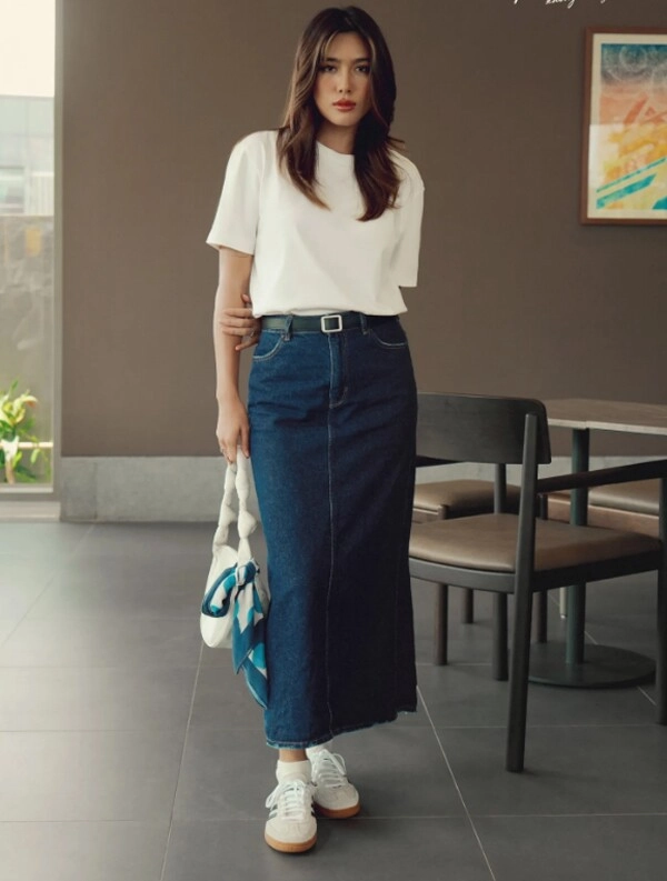 Quên quần jeans đi đây là công thức phối đồ quốc dân với áo phông trắng đi làm hay dạo phố đều ghi điểm tuyệt đối - 8
