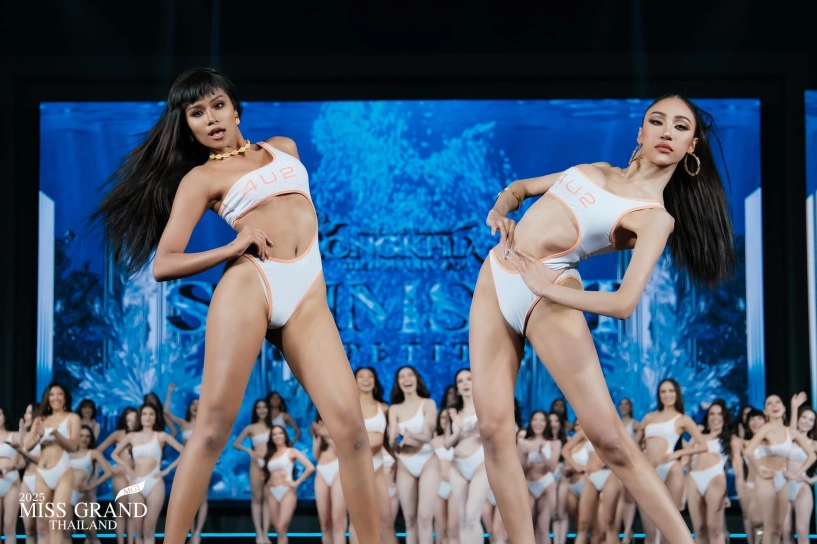 Thí sinh hoa hậu hòa bình thái lan diễn bikini gây tranh cãi - 14