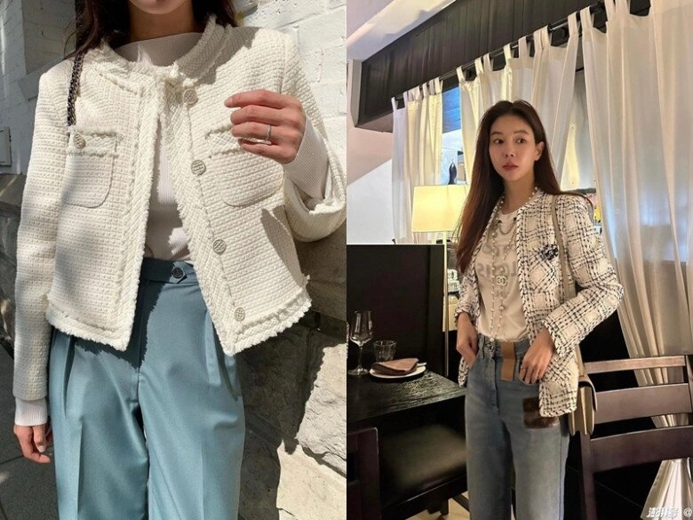 Trời miền bắc vẫn còn lạnh chị em phối kiểu áo khoác này quần ống rộng sang nhất ai nhìn cũng tưởng giới thượng lưu - 2