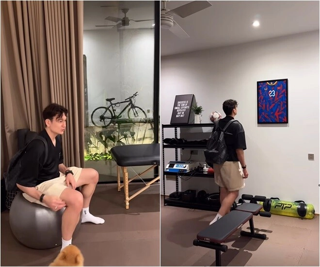 Vợ bầu xinh đẹp của đặng văn lâm leo thang tự trang trí không gian cực chill mẹ chàng thủ môn liền bình luận - 10