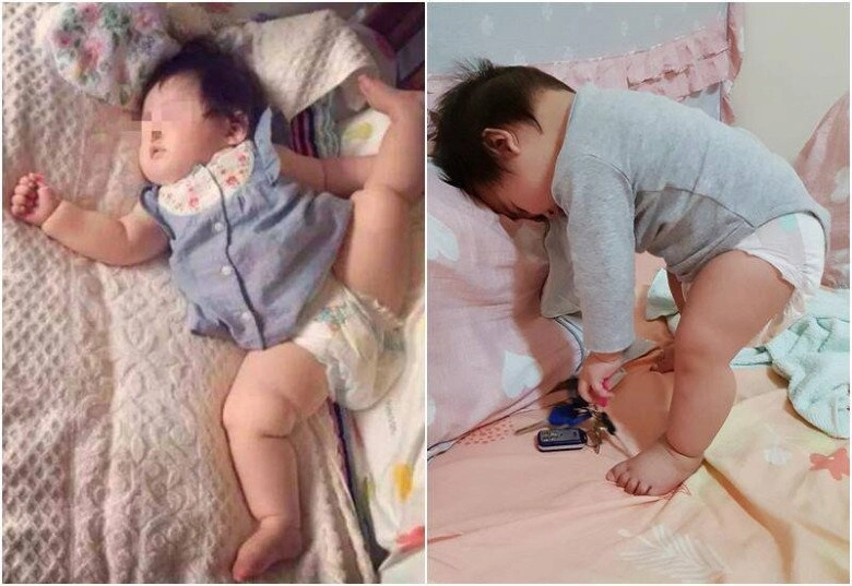 1001 tư thế ngủ khó đỡ của trẻ leon nhà hồ ngọc hà ngủ giống kiểu anh subeo lúc nhỏ đềulà thông minh bẩm sinh - 10
