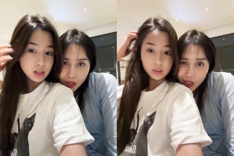 2 con gái tuổi dậy thì của lưu hương giang - lưu thiên hương chụp ảnh hở eo nhìn là hiểu cách mẹ nuôi dạy - 4