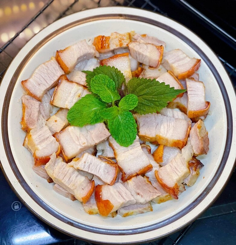 Ba chỉ ngâm bia nướng cuốn rau thơm rồi chấm tương ớt nghĩ thôi đã thèm chảy nước miếng - 7