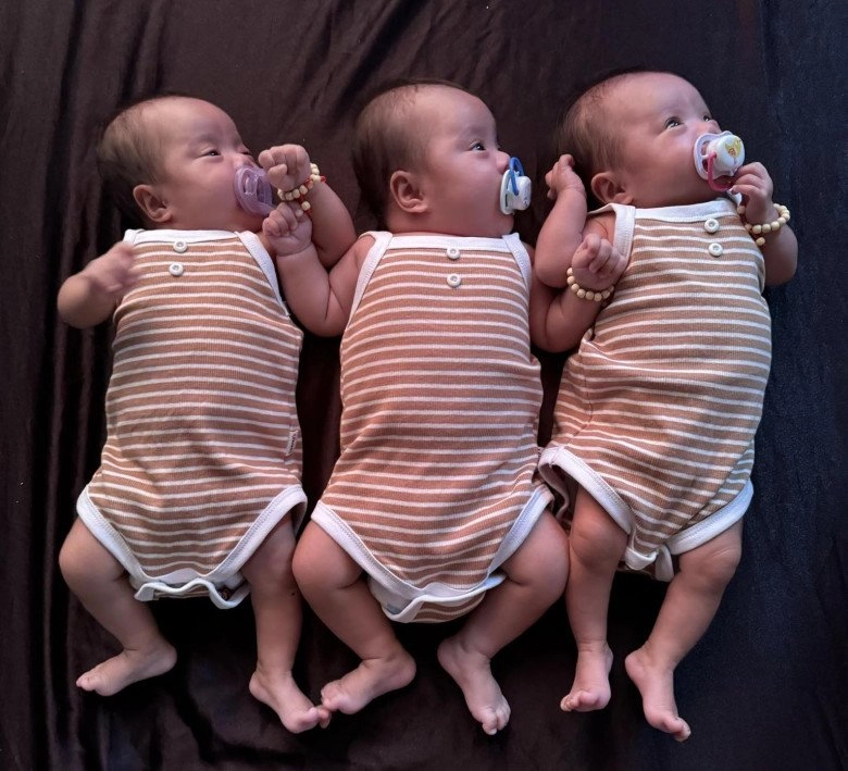 Nàng dâu việt xinh đẹp làm bà chủ đẻ 3 cô con gái mẹ chồng tuyên bố con trai để làm gì nhà này thích con gái - 4