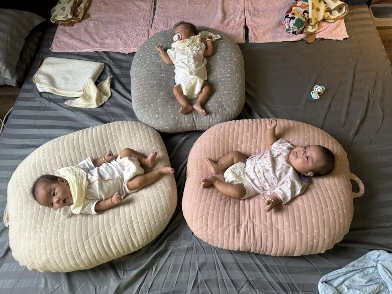 Nàng dâu việt xinh đẹp làm bà chủ đẻ 3 cô con gái mẹ chồng tuyên bố con trai để làm gì nhà này thích con gái - 5