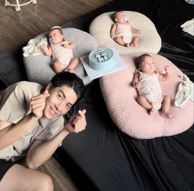 Nàng dâu việt xinh đẹp làm bà chủ đẻ 3 cô con gái mẹ chồng tuyên bố con trai để làm gì nhà này thích con gái - 7