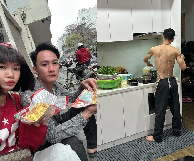 bà trùm chân dài miền bắc và chồng chênh lệch ngoại hình nhưng nhìn mâm cơm là biết lấy đúng người - 1