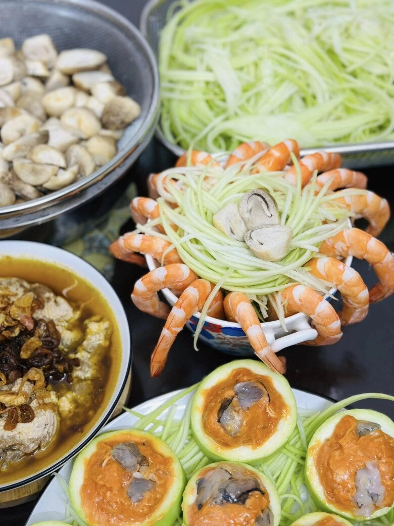 bà trùm chân dài miền bắc và chồng chênh lệch ngoại hình nhưng nhìn mâm cơm là biết lấy đúng người - 16