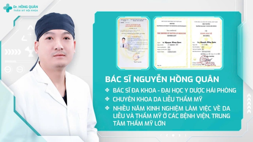 Bác sĩ nguyễn hồng quân và thời điểm vàng cứu làn da chảy xệ - 1