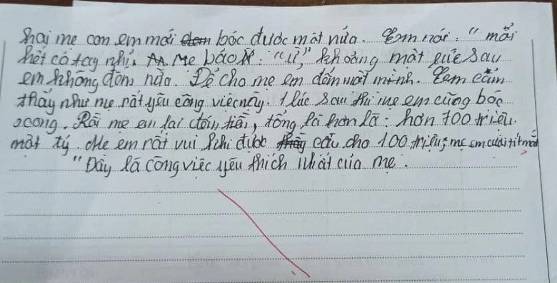 Bài văn tiểu học tả công việc yêu thích của mẹ ở nhà khiến mẹ đỏ mặt còn nhiều người cười chảy nước mắt - 3