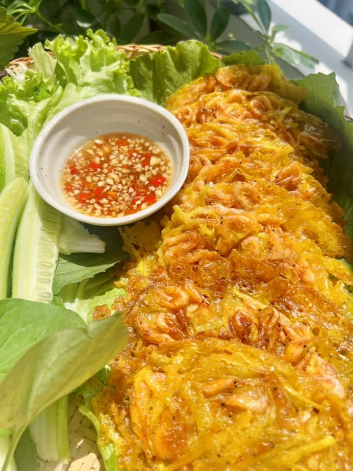 Bánh tép khoai lang thơm nức giòn rụm cuốn cuốn chấm chấm ăn ngon mê - 5