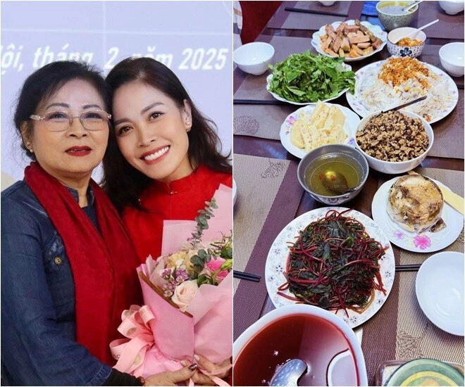 Btv vtv muốn giảm cân nhưng nhìn bữa ăn mẹ ruột là nsnd chuẩn bị mà nguyện mũm mĩm cho béo ú lên - 4