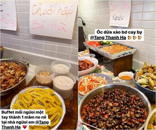 Bữa tiệc tại nhà nàng dâu nghìn tỷ do cô và những người bạn trổ tài toàn món dân dã cây nhà lá vườn - 1