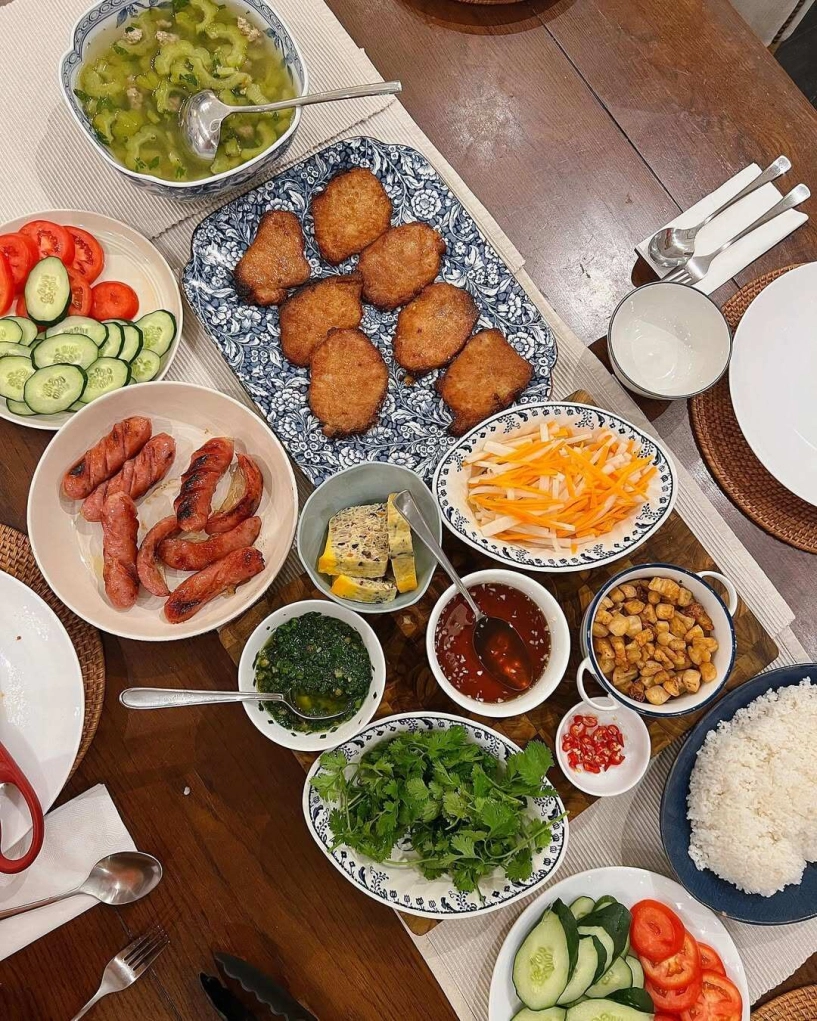 Bữa tiệc tại nhà nàng dâu nghìn tỷ do cô và những người bạn trổ tài toàn món dân dã cây nhà lá vườn - 8