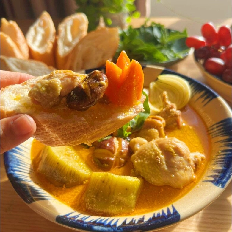 Cà ri gà bánh mì cho sáng cuối tuần ai ăn rồi cũng chỉ ước còn thêm chút nữa - 9