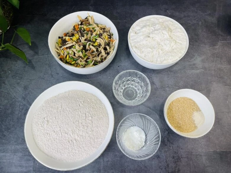 Cách làm bánh bao nguyên cám nhân thịt gà thập cẩm siêu ngon cả nhà tha hồ ăn sáng - 2