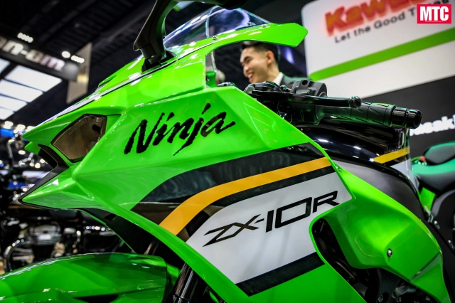 Cận cảnh kawasaki zx-10r 2025 vừa ra mắt - bình cũ rượu mới tại bims 2025 - 22