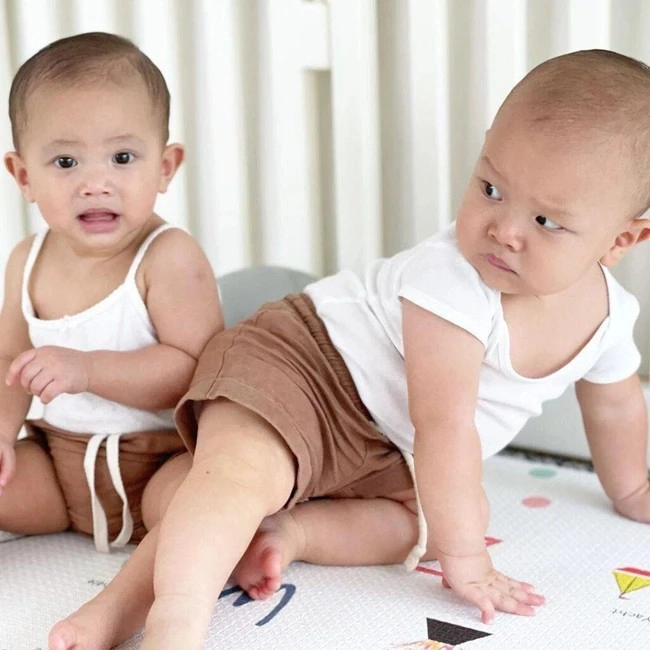 Cặp sinh đôi nhà phương oanh shark bình hóa ra là cây hài dự nhập hội cùng cặp sinh đôi nhà hà hồ kim lý - 15