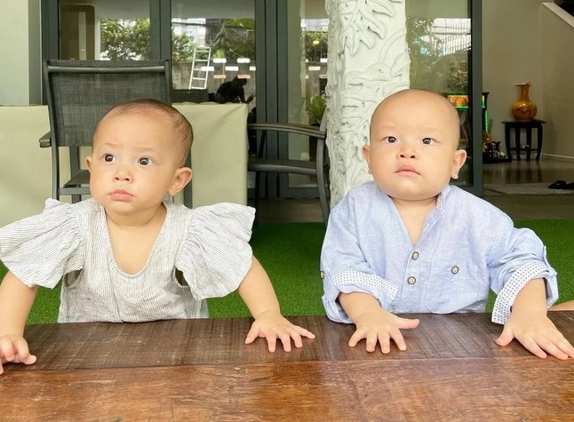 Cặp sinh đôi nhà phương oanh shark bình hóa ra là cây hài dự nhập hội cùng cặp sinh đôi nhà hà hồ kim lý - 19