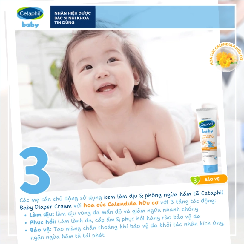 Cetaphil baby - 3 bước dịu lành chăm da bé toàn diện - 5