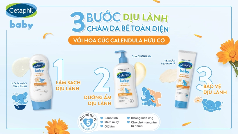 Cetaphil baby - 5 điều dịu lành ấp ôm da bé mỗi ngày - 4