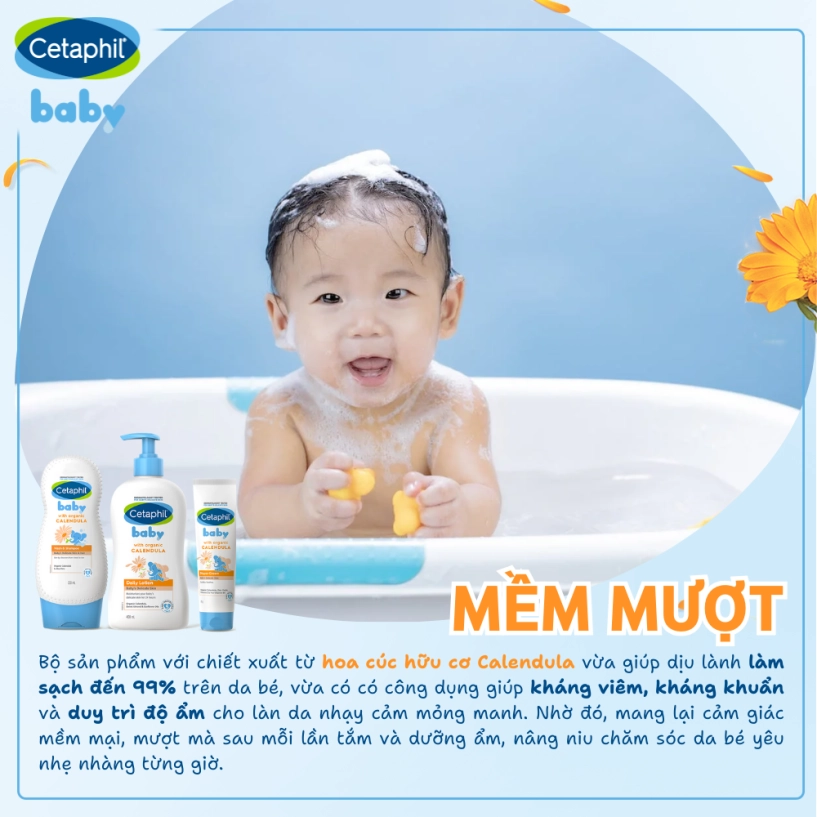 Cetaphil baby - 5 điều dịu lành ấp ôm da bé mỗi ngày - 6