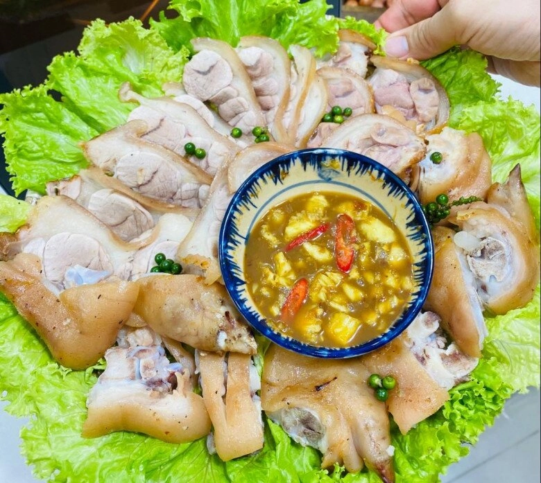 Chân giò không luộc nữa đem hấp mắm nhĩ giữ độ ngọt tự nhiên thơm nức mũi - 8
