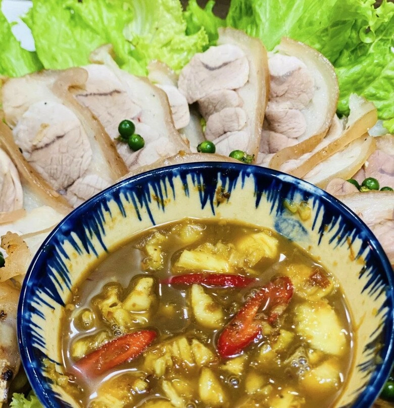 Chân giò không luộc nữa đem hấp mắm nhĩ giữ độ ngọt tự nhiên thơm nức mũi - 9