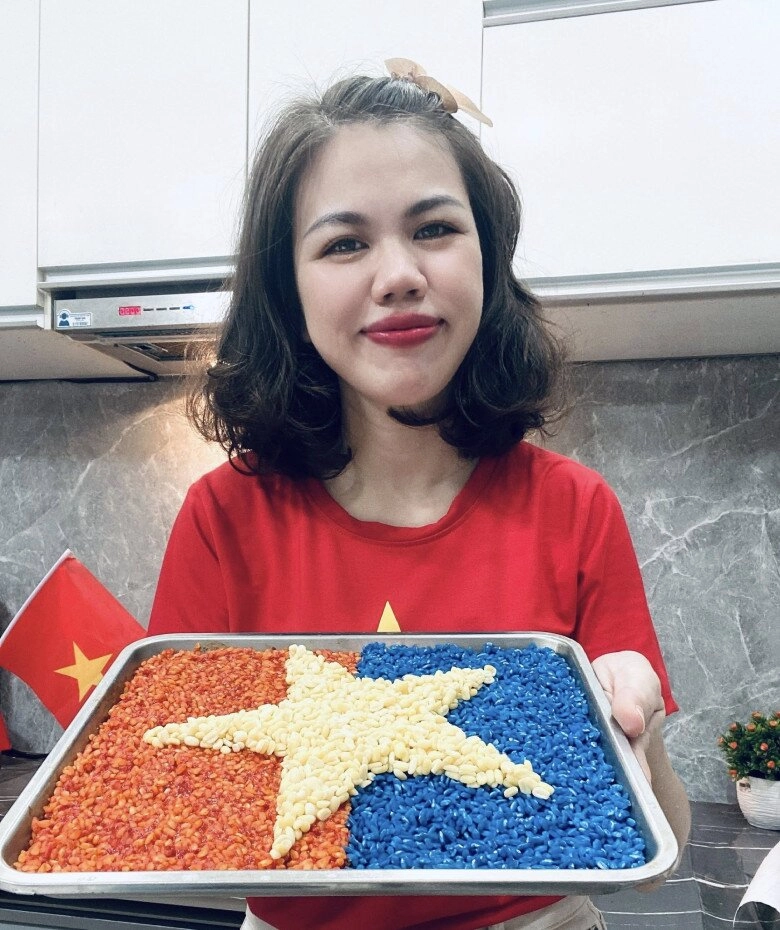 Chị em chia sẻ loạt bánh các món ăn đẹp hoa mắt ngập tràn không khí yêu nước mừng ngại đại lễ 30-4 - 14