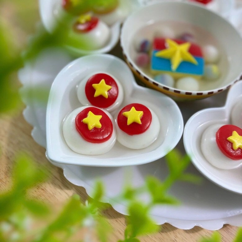 Chị em chia sẻ loạt bánh các món ăn đẹp hoa mắt ngập tràn không khí yêu nước mừng ngại đại lễ 30-4 - 15
