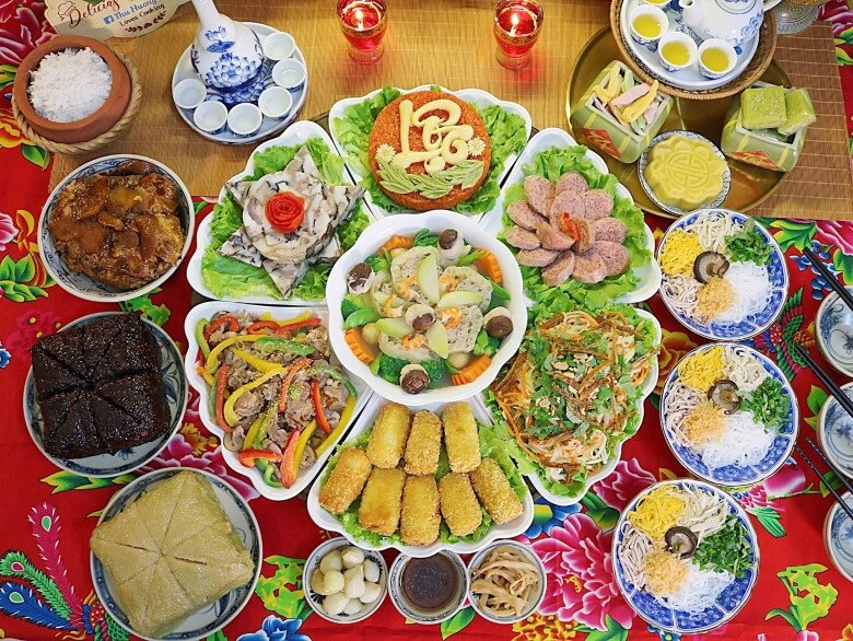 Chị em chia sẻ mâm cỗ cúng rằm tháng giêng đẹp lung linh ngập tràn mạng xã hội - 3