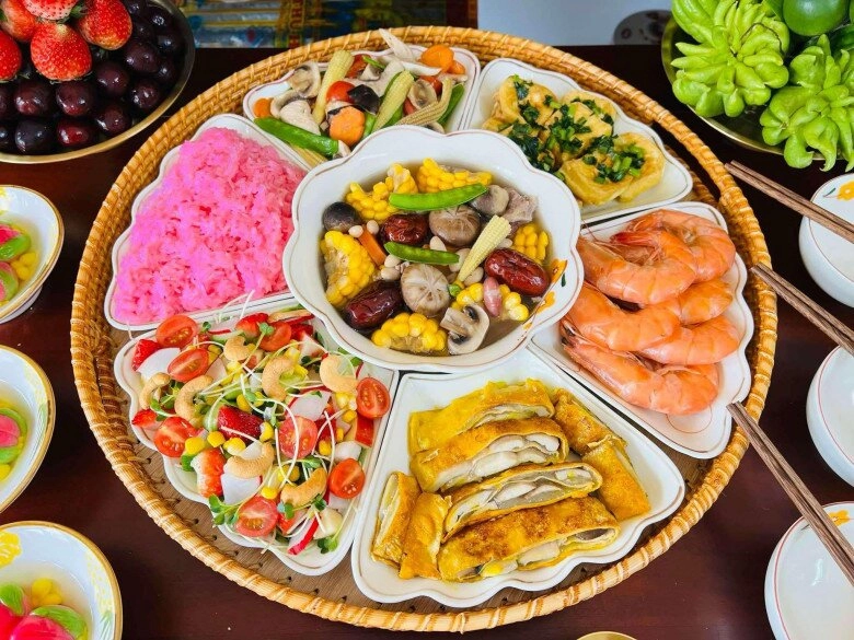 Chị em chia sẻ mâm cỗ cúng rằm tháng giêng đẹp lung linh ngập tràn mạng xã hội - 14