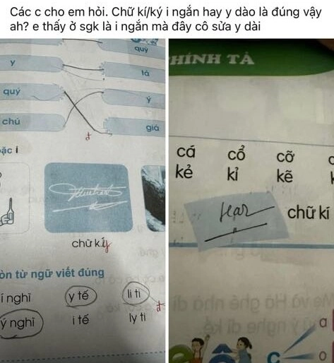 chữ kí hay chữ ký mới đúng mẹ hoang mang với đáp án của cô giáo khác xa sách giáo khoa - 2