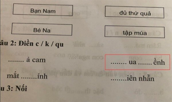 Cô giáo giao bài tập điền từ tiếng việt siêu khó khiến dân tình thi nhau đoán đáp án gây hoang mang - 2