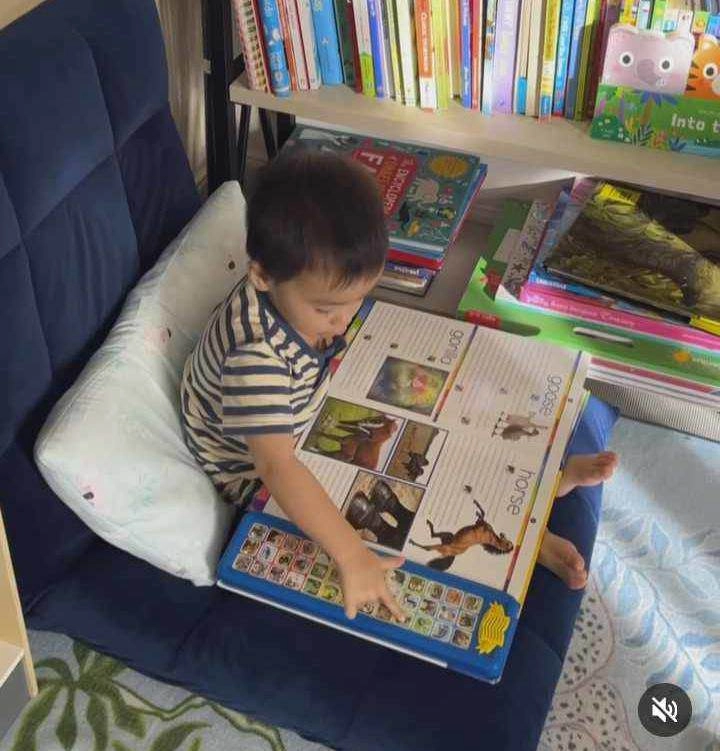 Con gái bảo anh mới 1 tuổi đã biết đọc sách nữ ca sĩ thừa nhận đang gặp một rắc rối với ái nữ - 11