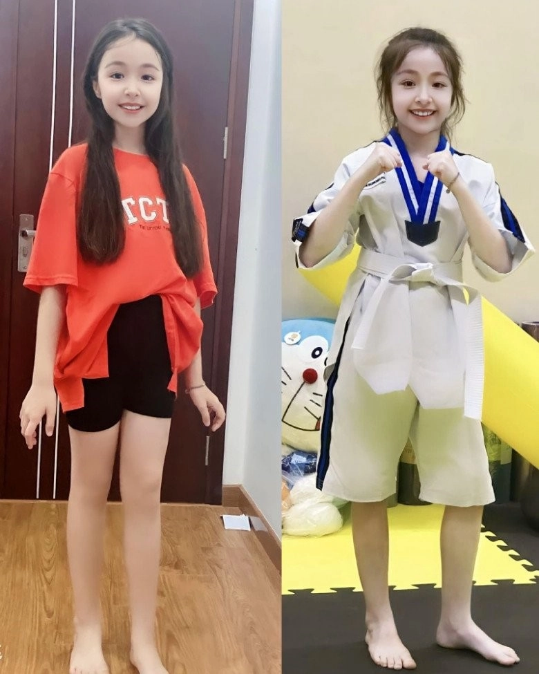 Con gái nhà elly trần hoa hậu tương lai vẻ đẹp ngọt ngào chiều cao vượt trội - 9