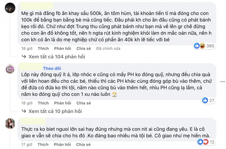 Con không được ăn liên hoan cuối năm vì không đóng quỹ lớp mẹ việt lên tiếng không ngờ bị chỉ trích - 7