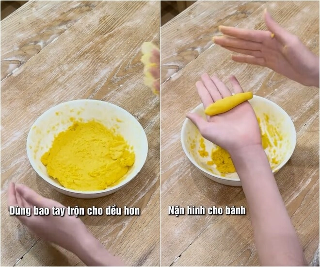 Con riêng phương trinh jolie vào bếp cùng bố dượng làm món bánh thơm ngon dễ ăn còn giữ dáng rất tốt - 5