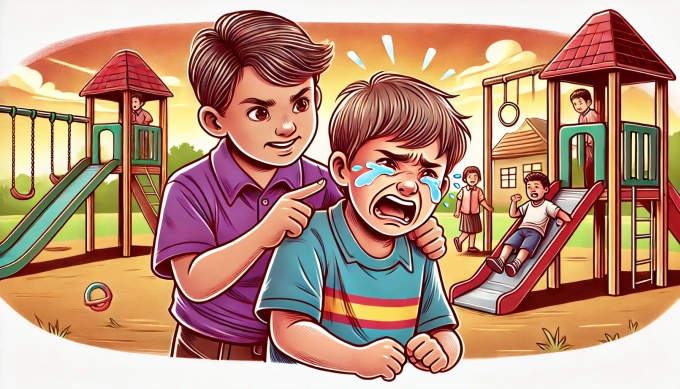 Con tôi không biết đánh nhau nên bị ông bà chê yếu đuối - 1