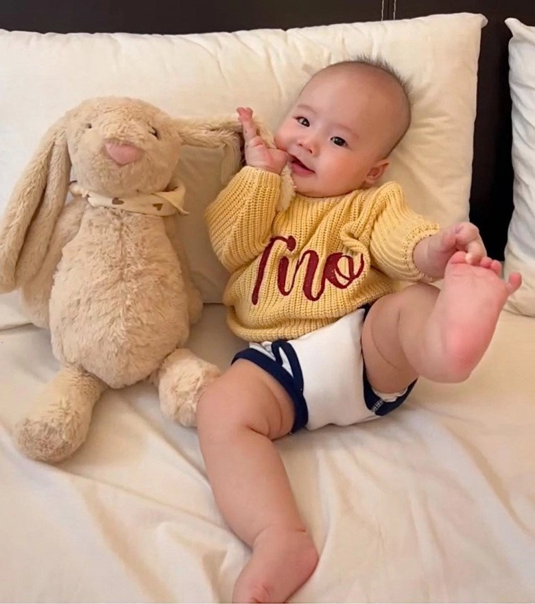 Con trai hoa hậu đại dương lê âu ngân anh có khuôn mặt hệt cá heo cộng đồng mạng xuýt xoa cưng xỉu - 5