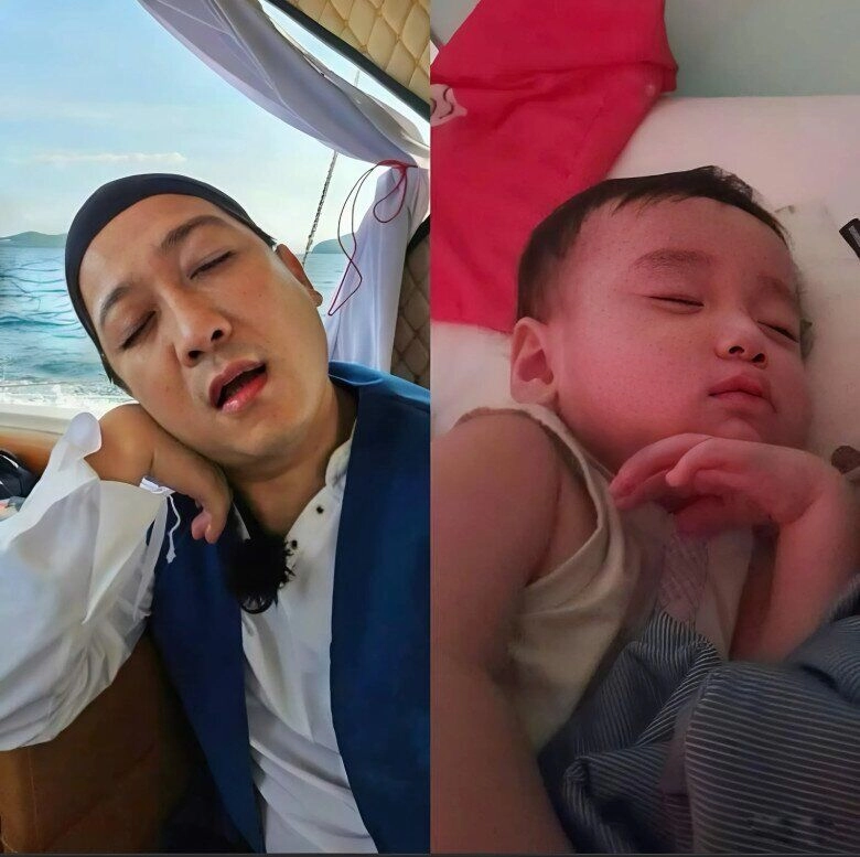Con trai trường giang nhã phương đúng đẹp từ trong trứng nước 3 tháng mũi cao hệt mẹ 1 tuổi điển trai giống bố - 6