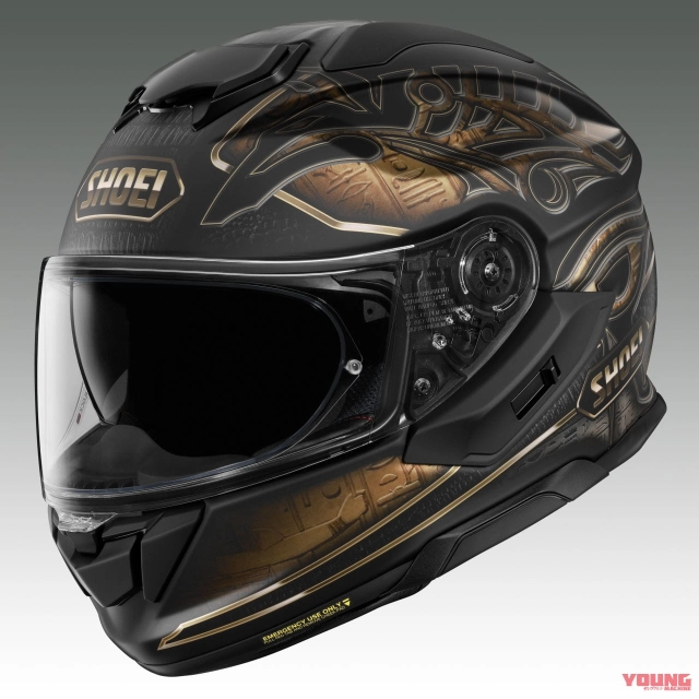 Cực phẩm shoei gt-air3 nile màu đen và vàng sẽ ra mắt vào tháng 9 - 3