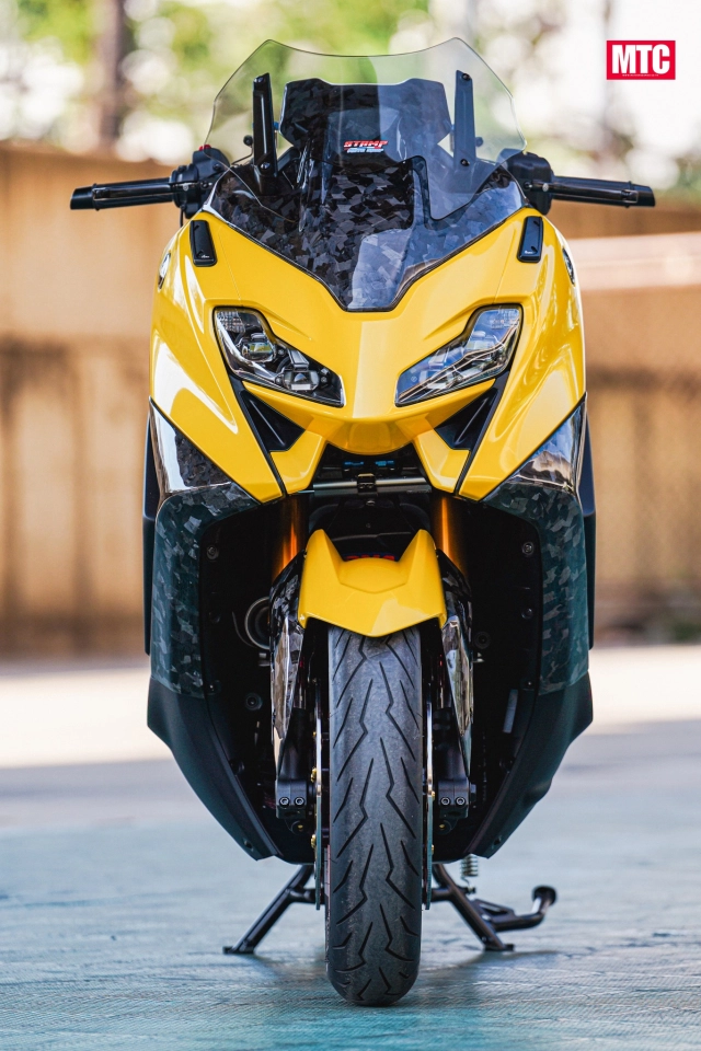 Cùng tôi ngắm qua chiếc chiếc yamaha tmax tech max độ cực chất đến từ stamp moto shop - 4