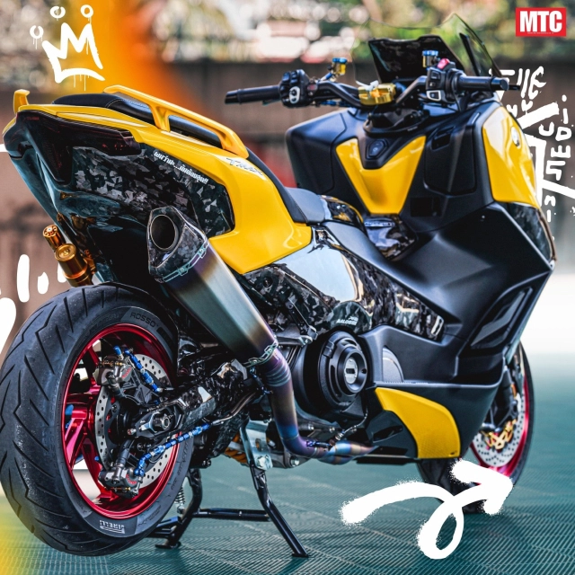 Cùng tôi ngắm qua chiếc chiếc yamaha tmax tech max độ cực chất đến từ stamp moto shop - 16