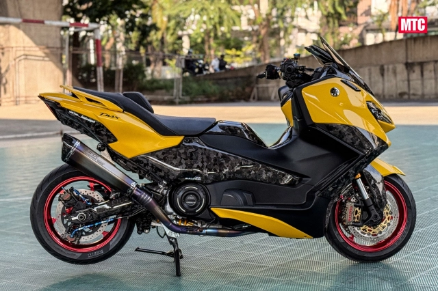 Cùng tôi ngắm qua chiếc chiếc yamaha tmax tech max độ cực chất đến từ stamp moto shop - 19
